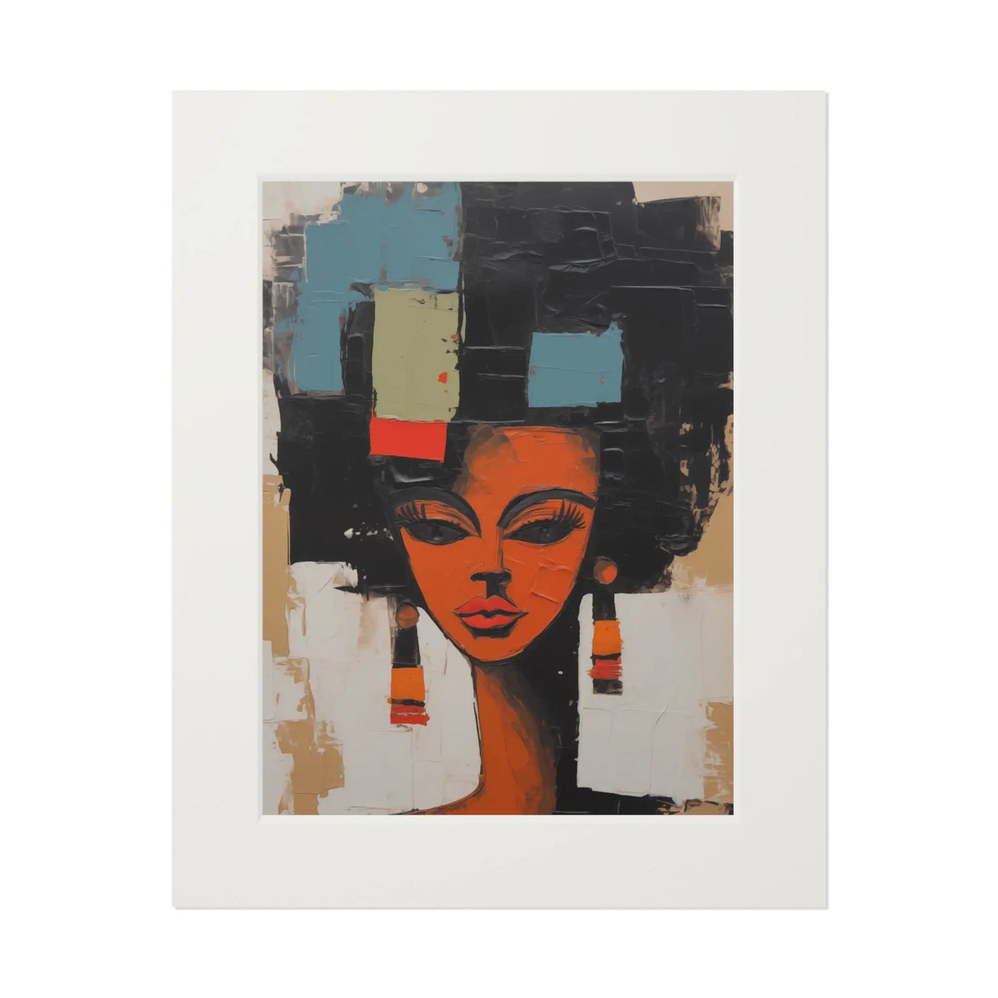 Woman Portrait V, 2024 | Fine Art Prints | African American art prints | African American paintings