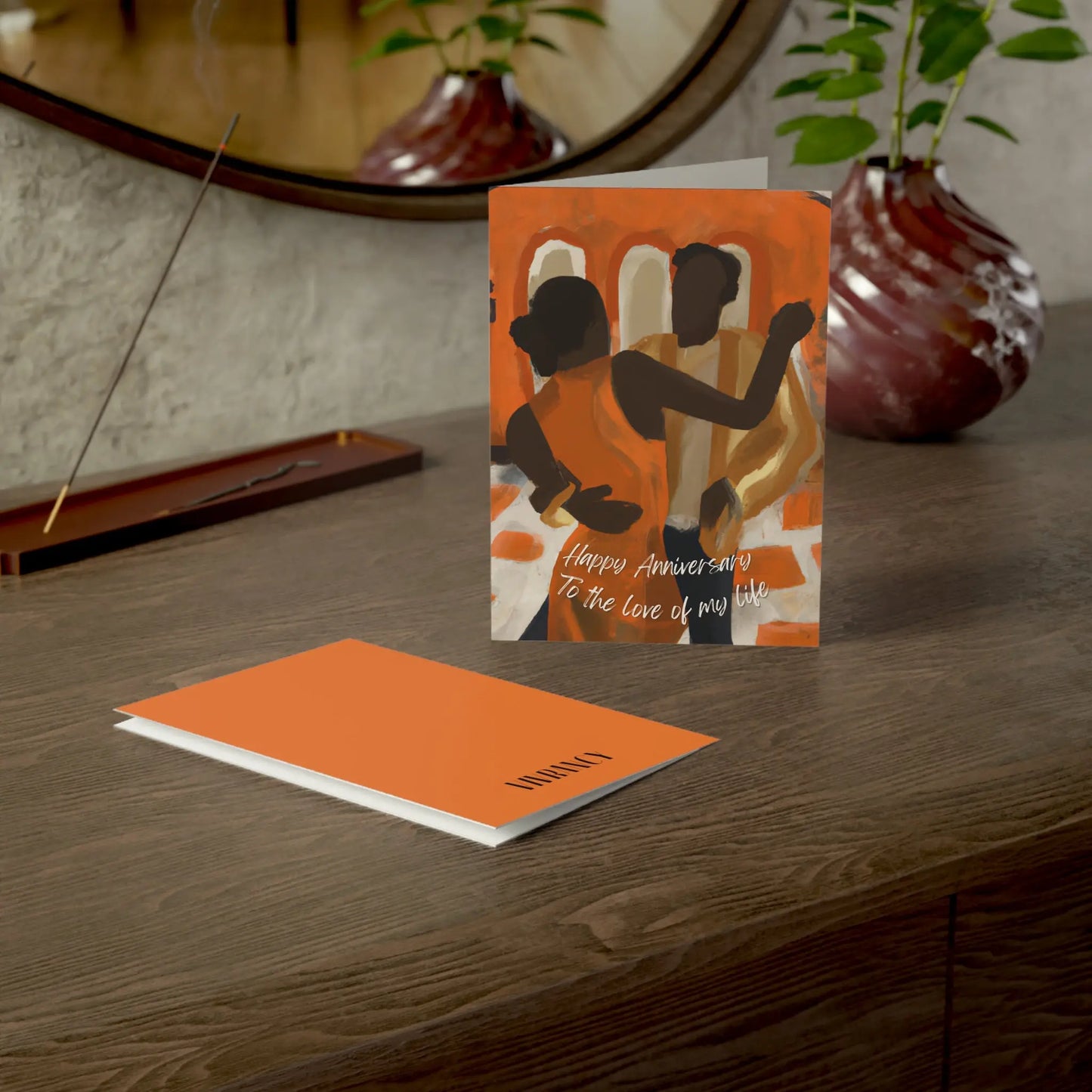 Black Love Anniversary Cards | Anniversary Cards for Him | Anniversary Cards for Her | Happy Anniversary Cards Greeting Cards (1, 10, 30, and 50pcs)