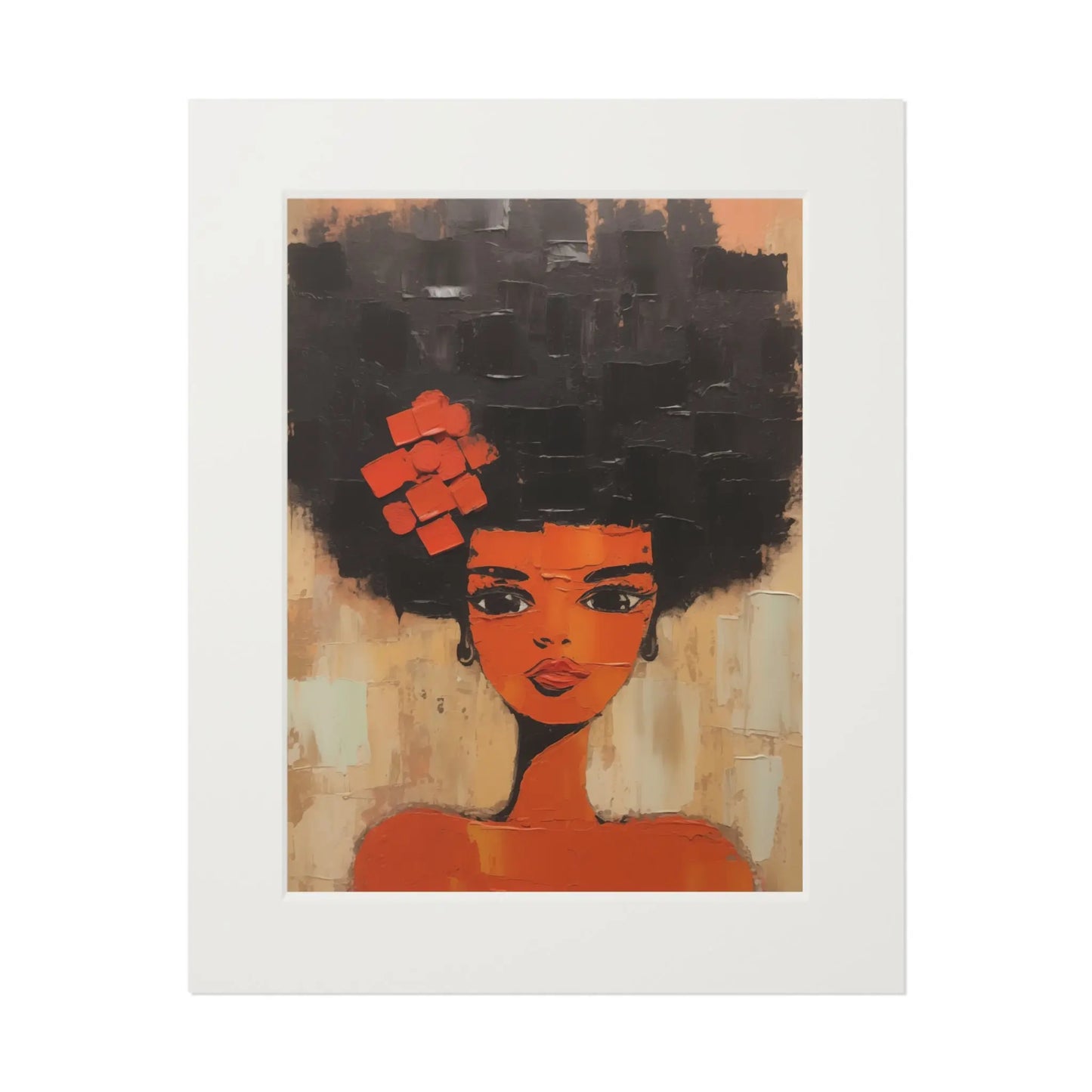Woman Portrait VI, 2024 | Fine Art Prints | African American art prints | African American paintings
