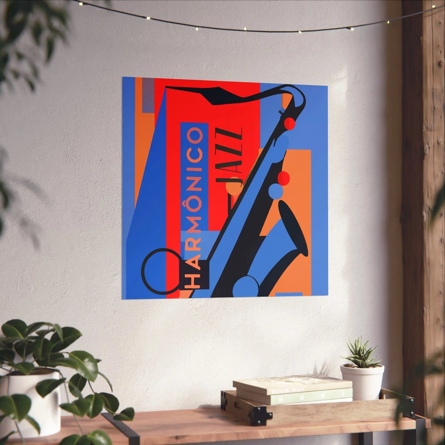 Harmônico Jazz Fine Art Poster