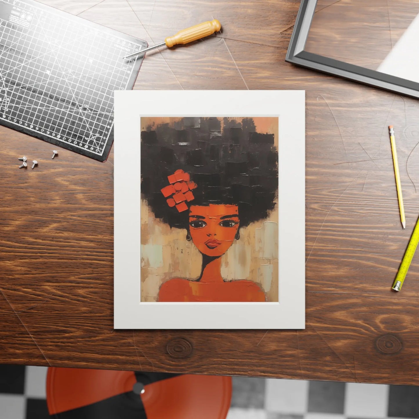 Woman Portrait VI, 2024 | Fine Art Prints | African American art prints | African American paintings