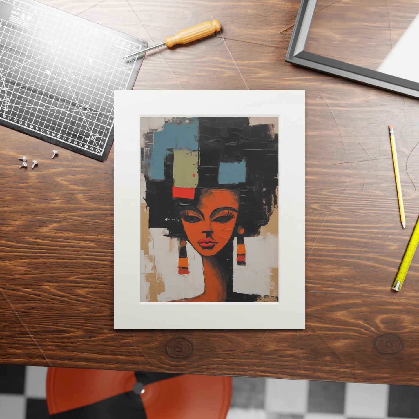 Woman Portrait V, 2024 | Fine Art Prints | African American art prints | African American paintings