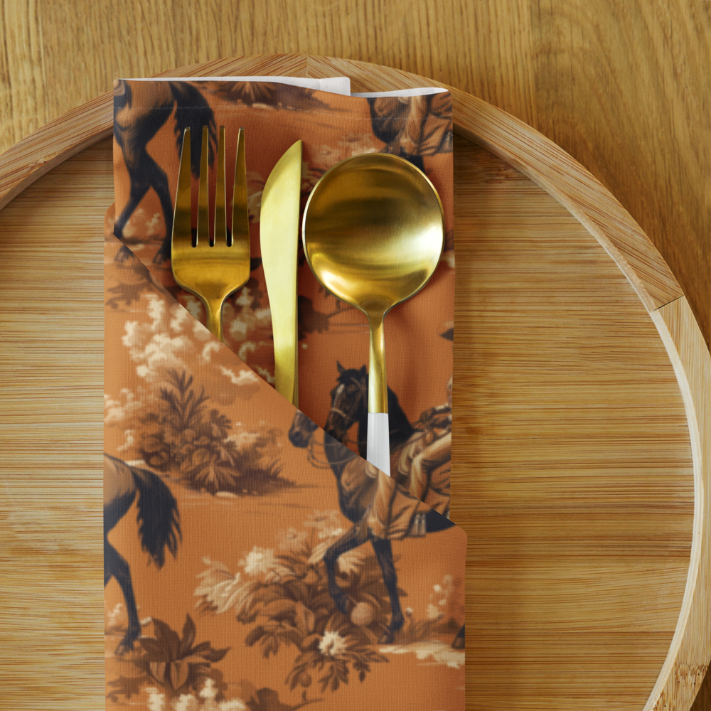 American Western Cowgirl II, Cloth napkin set