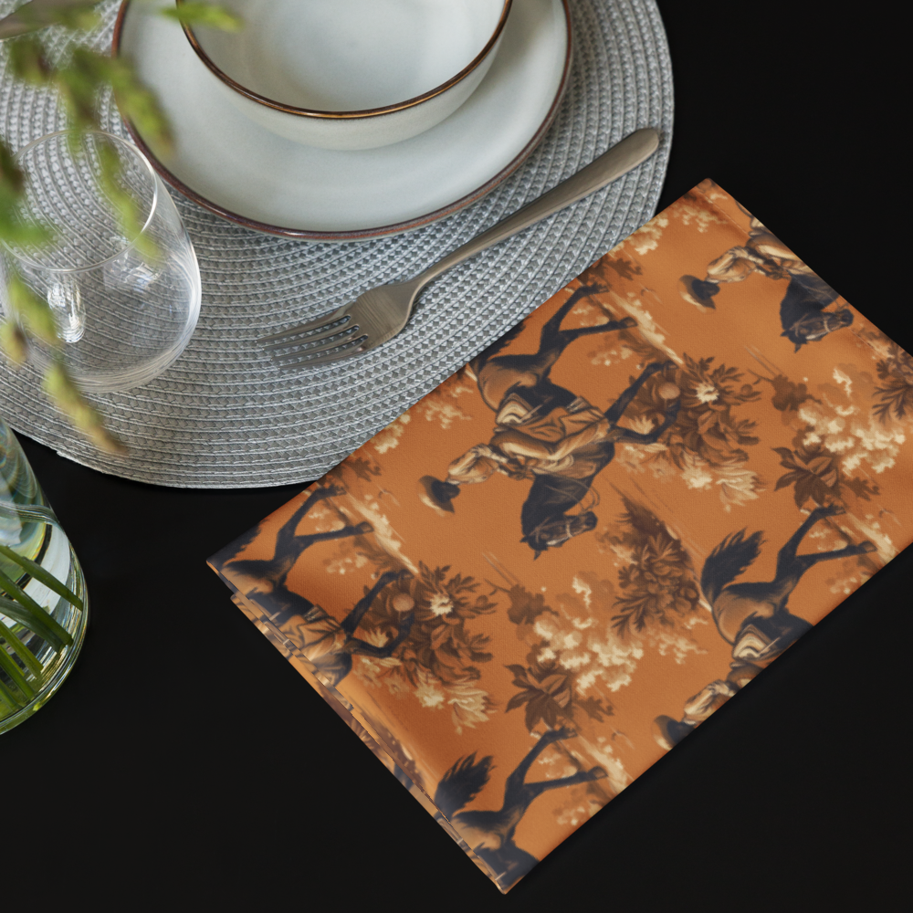 American Western Cowgirl II, Cloth napkin set