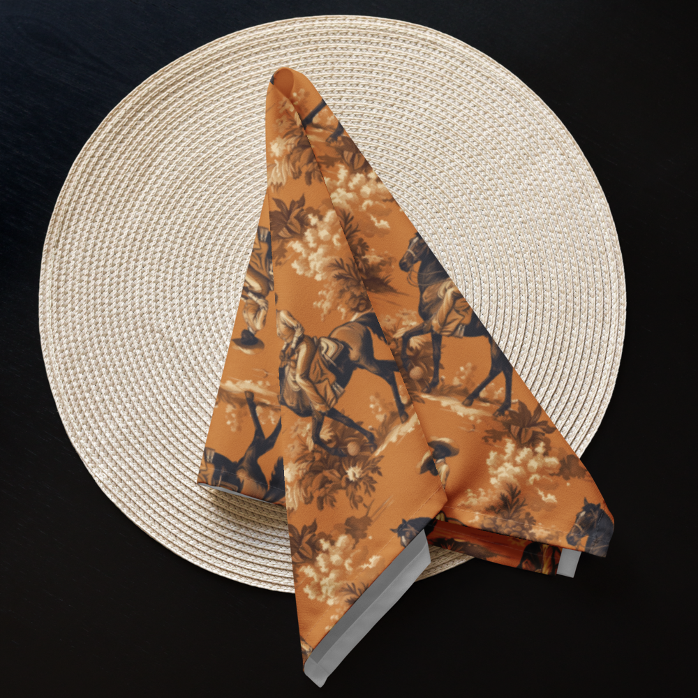American Western Cowgirl II, Cloth napkin set