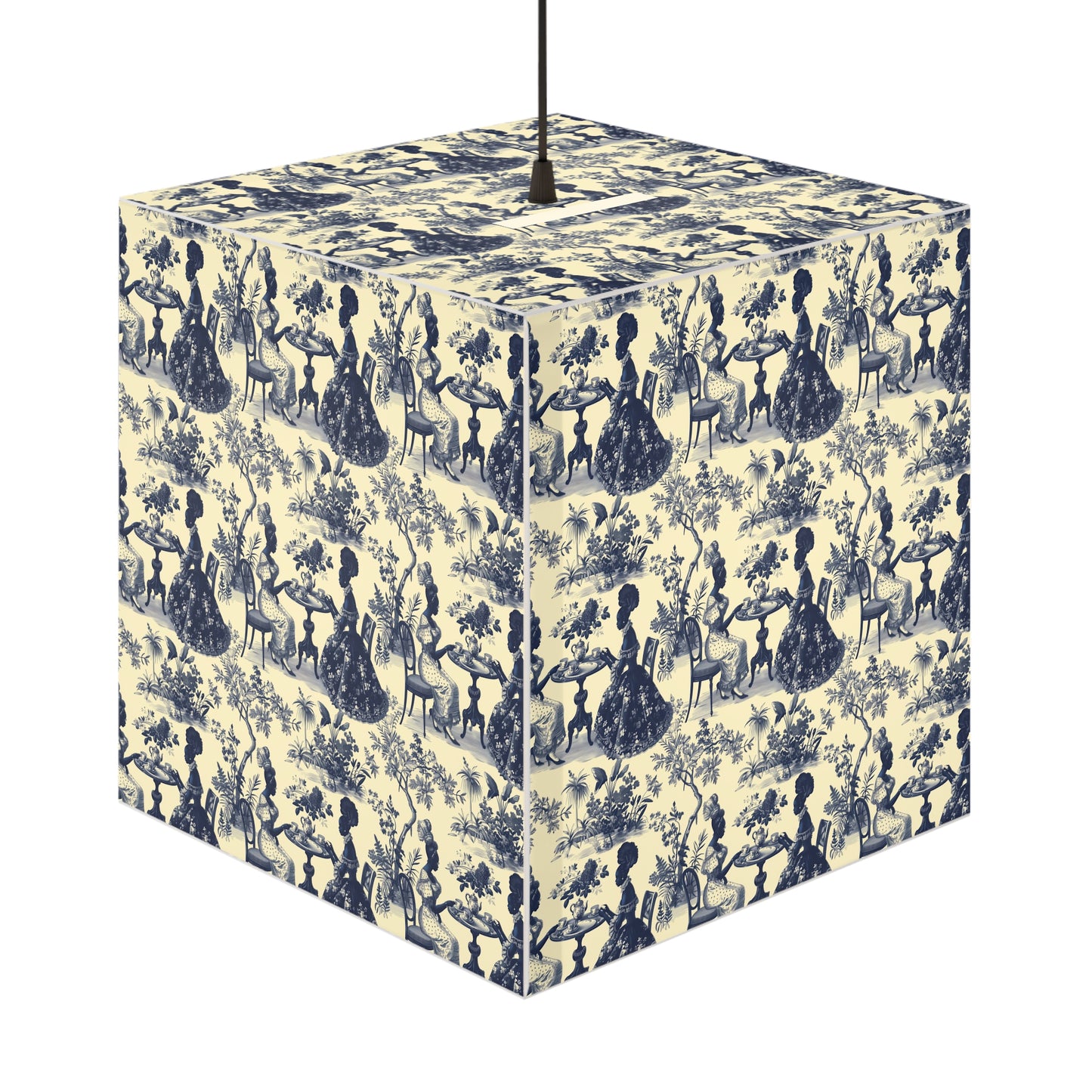 High Tea in the Garden Light Cube Lamp