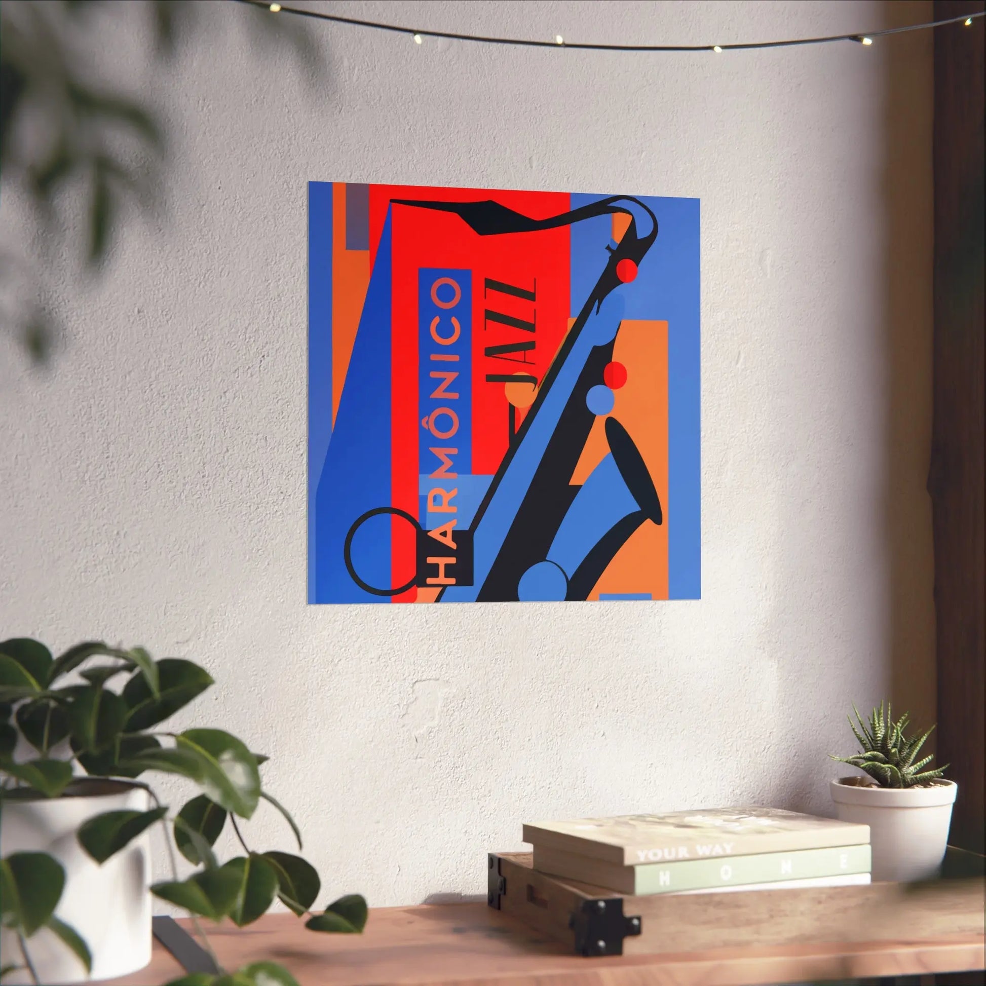 Harmônico Jazz Fine Art Poster 