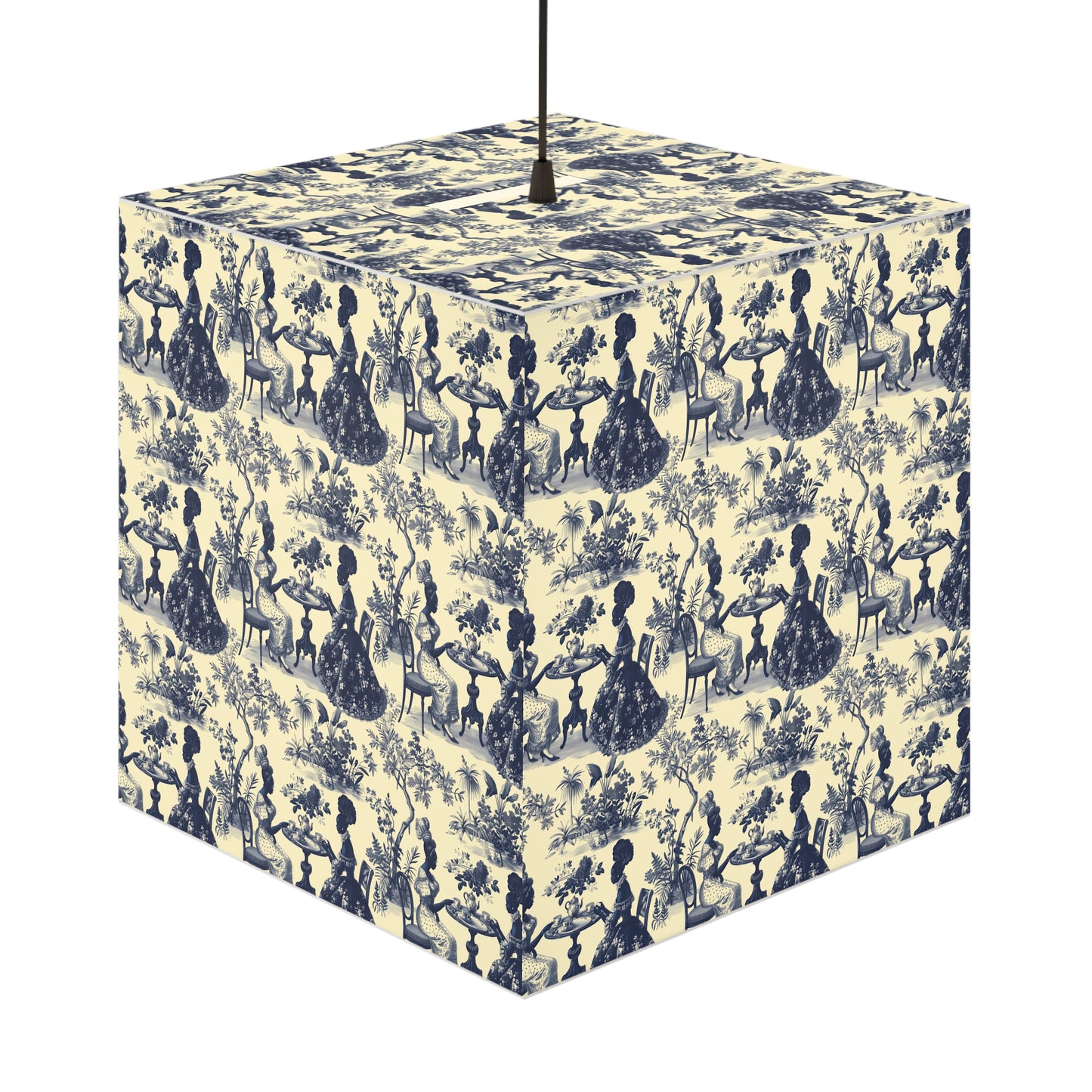 High Tea in the Garden Light Cube Lamp