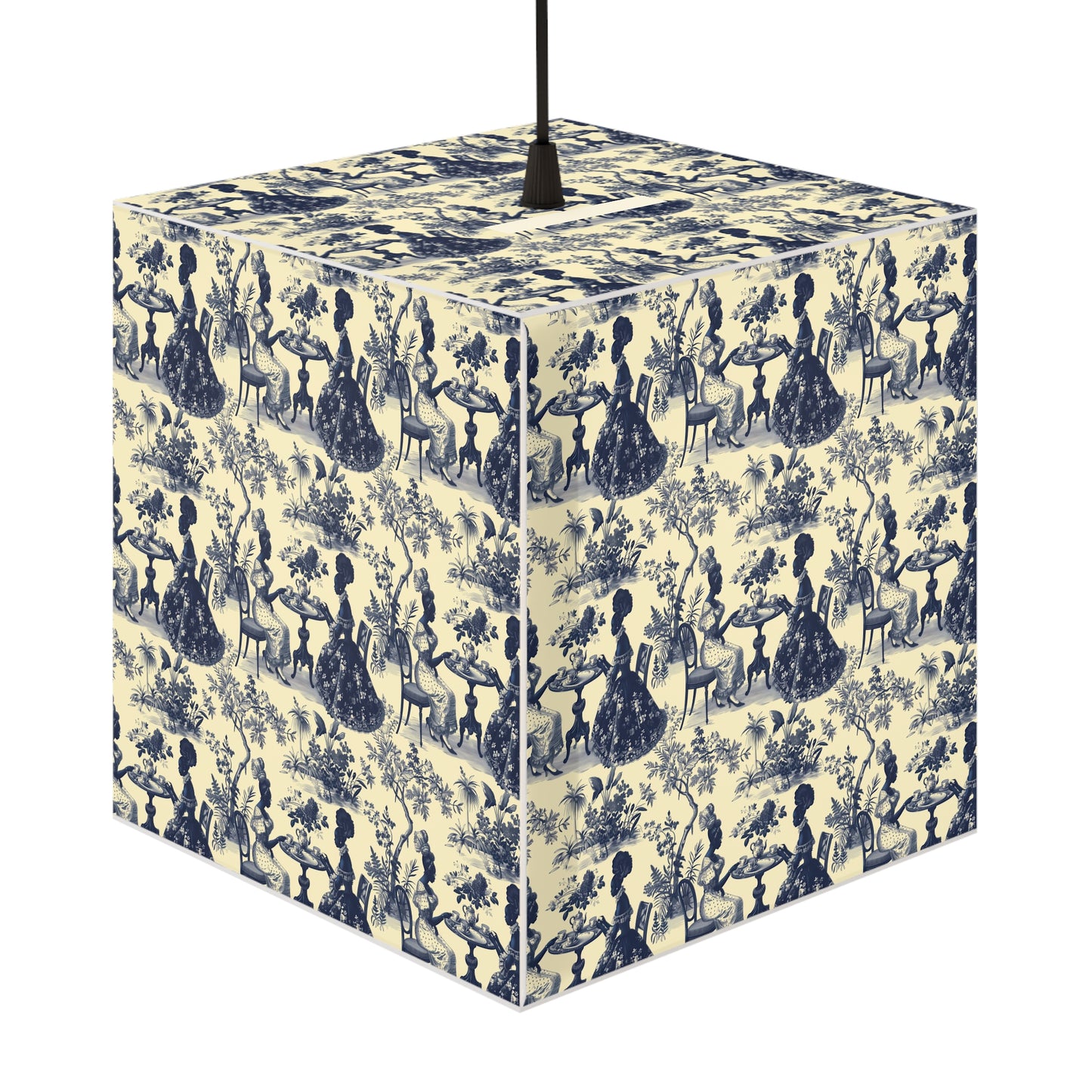 High Tea in the Garden Light Cube Lamp