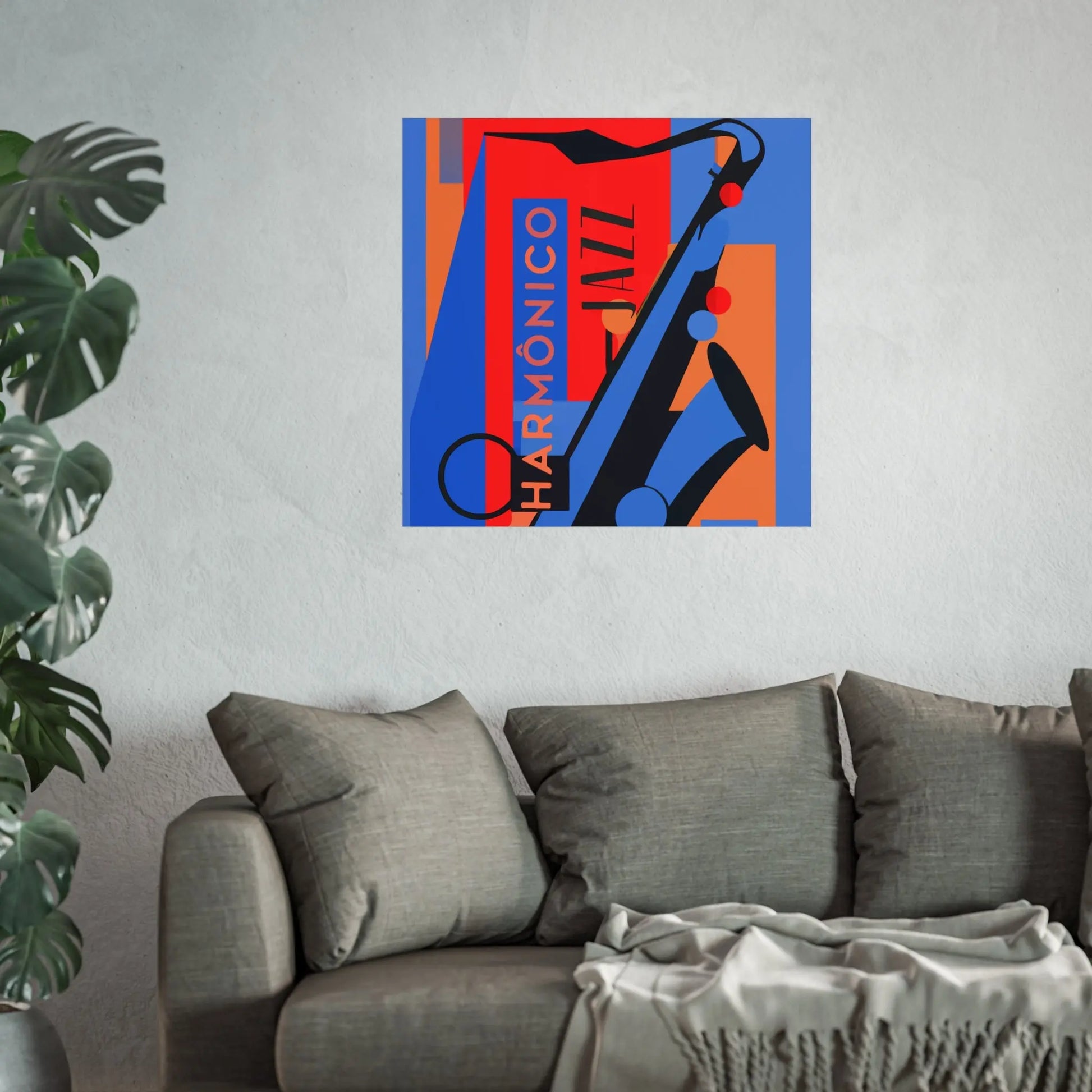 Harmônico Jazz Fine Art Poster 