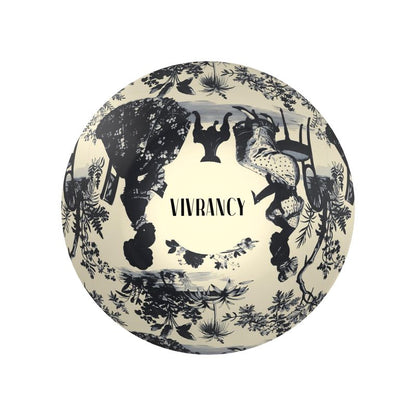 Black "High Tea in the Garden" Toile de jouy Ornamental Bowl