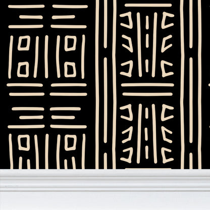 African Mudcloth Luxury Wallpaper 01
