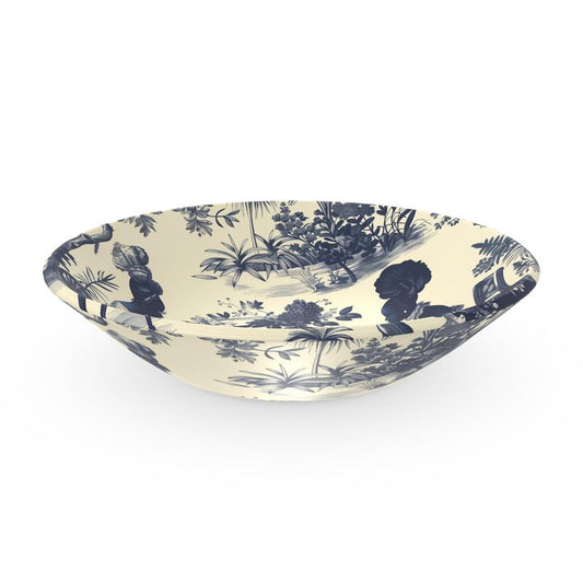 "High Tea in the Garden" Toile de jouy Ornamental Bowl