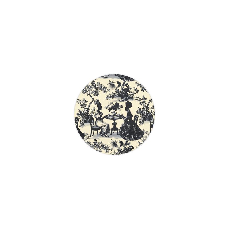 High Tea in the Garden Toile de Jouy Ceramic Serving Platter