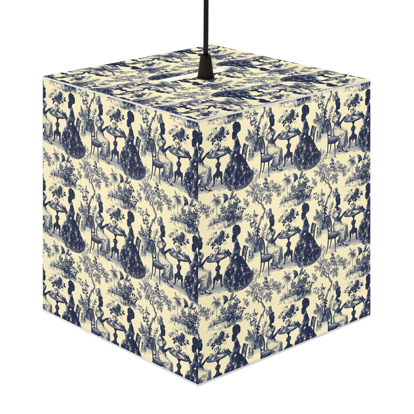 High Tea in the Garden Light Cube Lamp