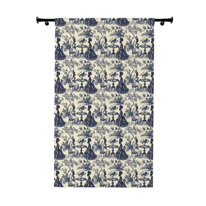 High Tea in the Garden Toile de Jouy Window Curtain (1 Panel)