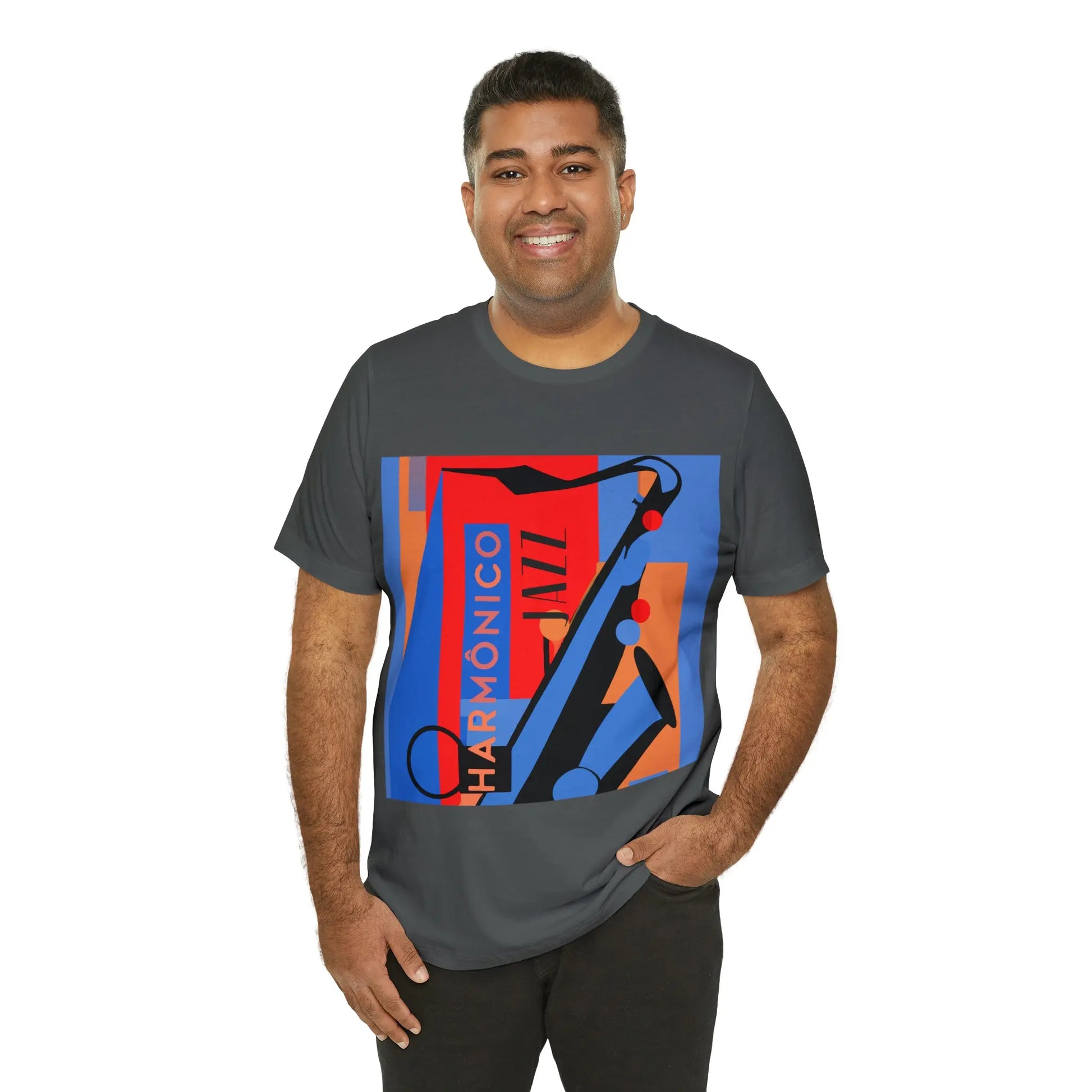 Harmônico Jazz Graphic T-Shirt | Unisex Jersey Short Sleeve Tee 
