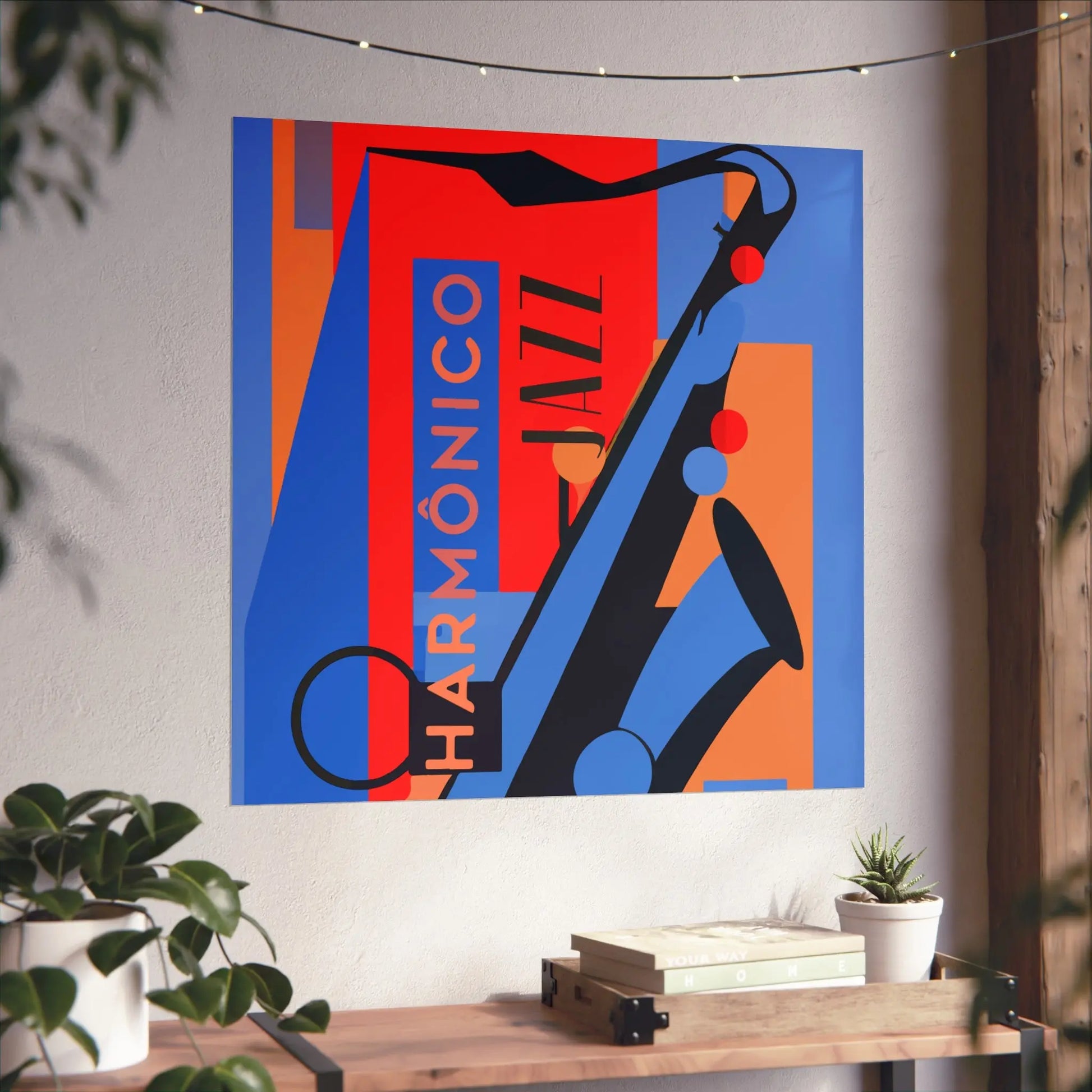 Harmônico Jazz Fine Art Poster 