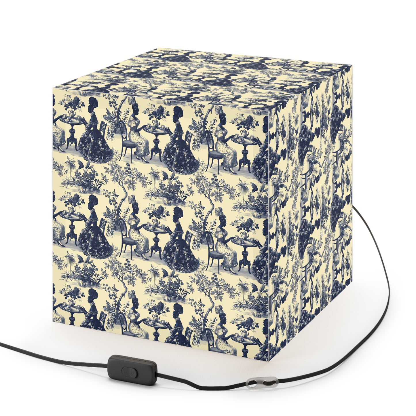 High Tea in the Garden Light Cube Lamp