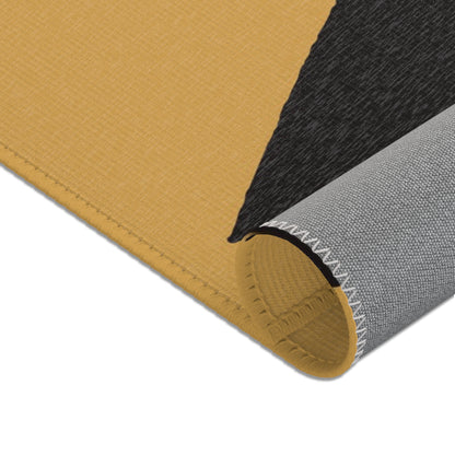 Mustard + Onyx Area Rug - Boho Chic Design for Living Room and Bedroom | Eco-Friendly Home Decor