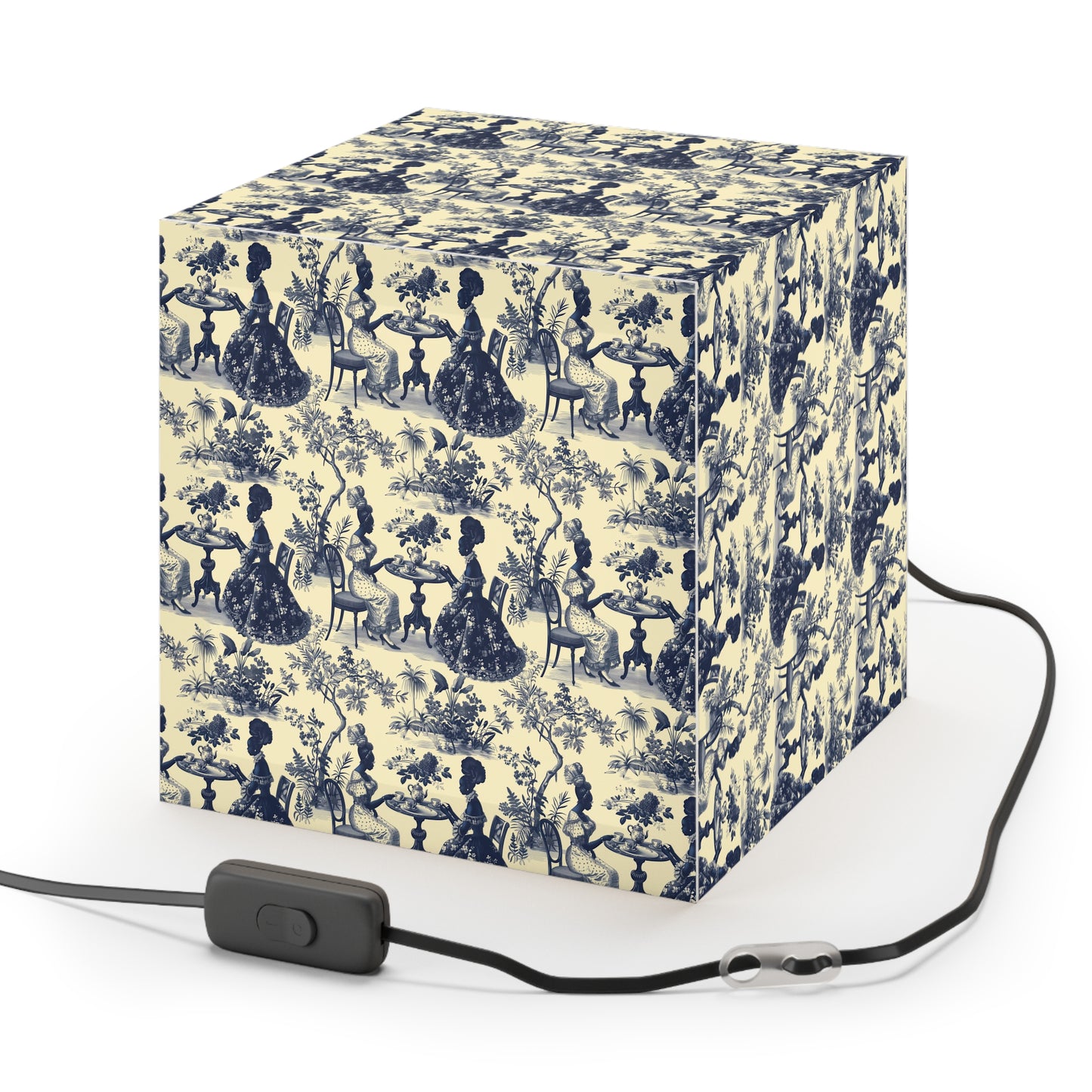 High Tea in the Garden Light Cube Lamp