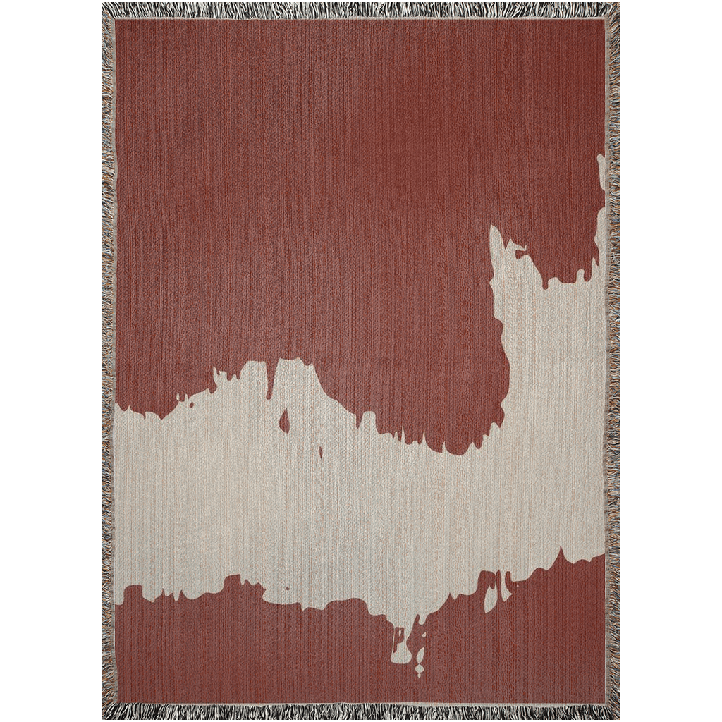 Saffron + Ivory Woven Throw