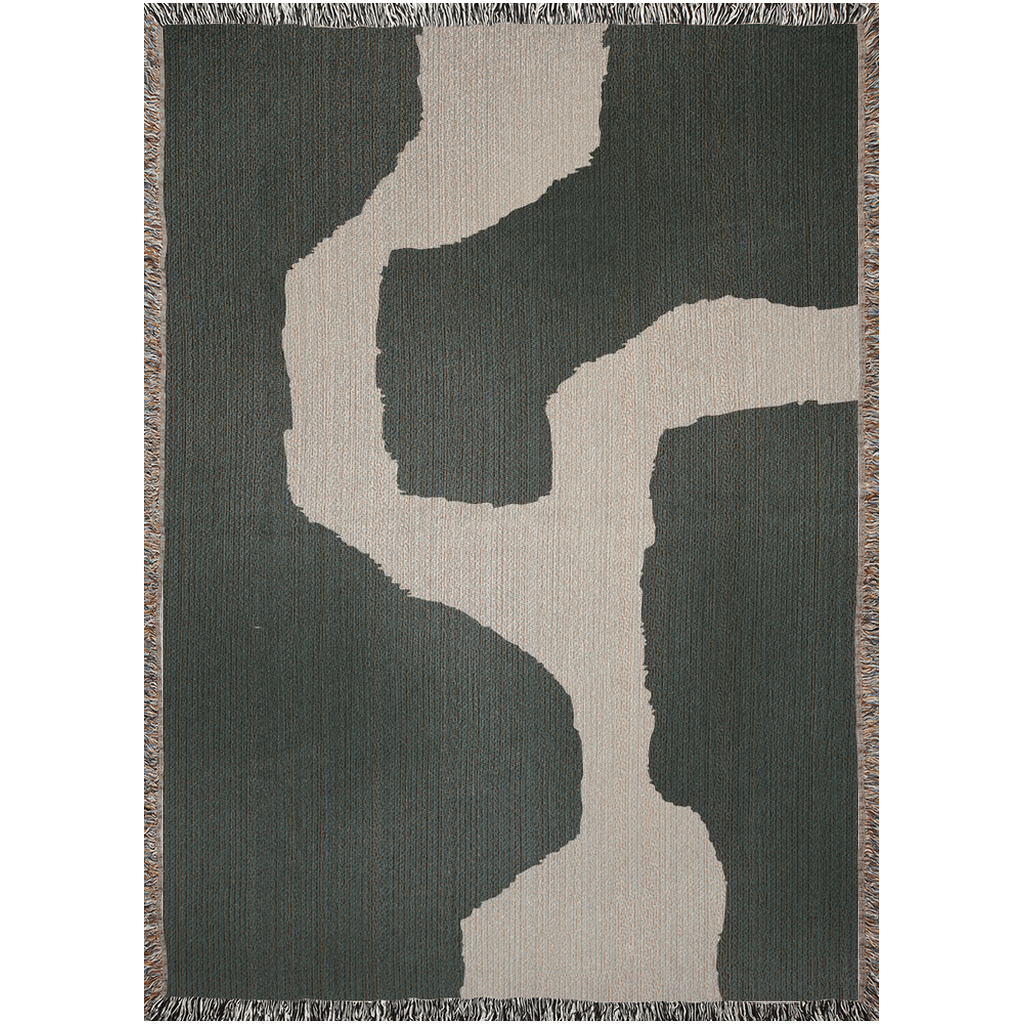 Charcoal + Canvas Woven Throw