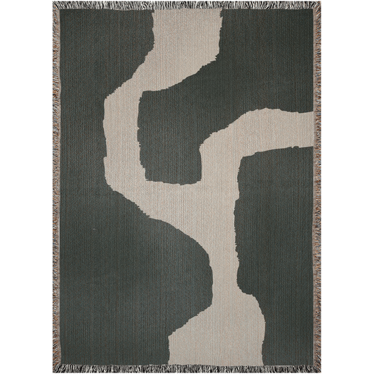 Charcoal + Canvas Woven Throw