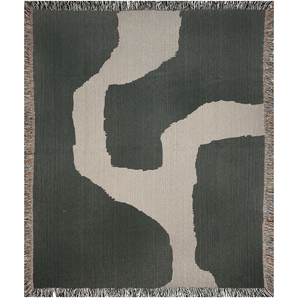 Charcoal + Canvas Woven Throw