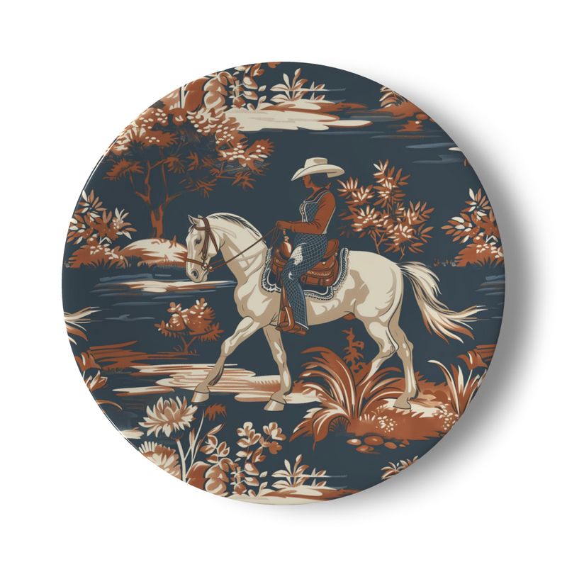 Black Cowgirl Dinnerware